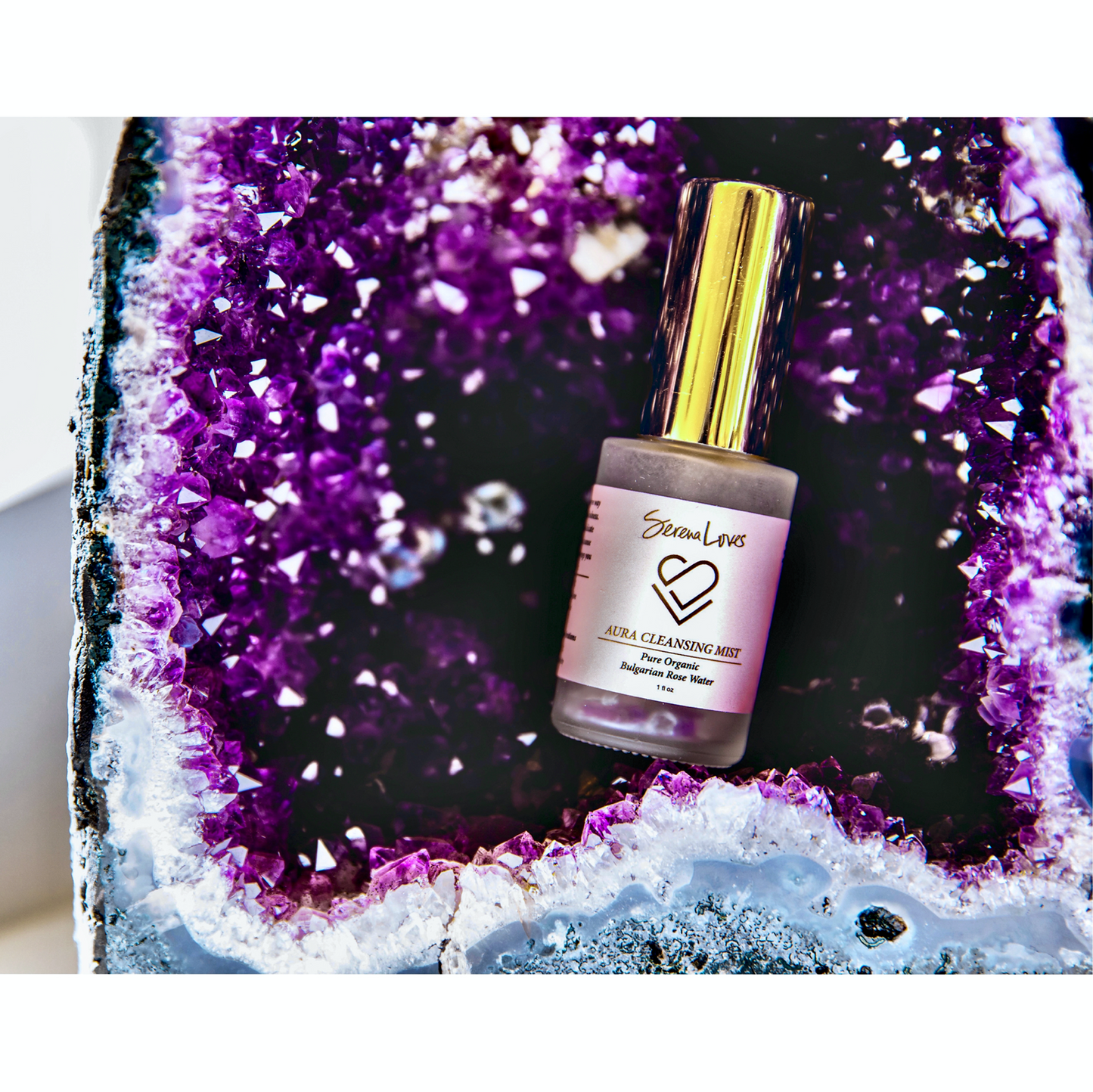 Aura Cleansing Mist with Pure Organic Bulgarian Rose Water