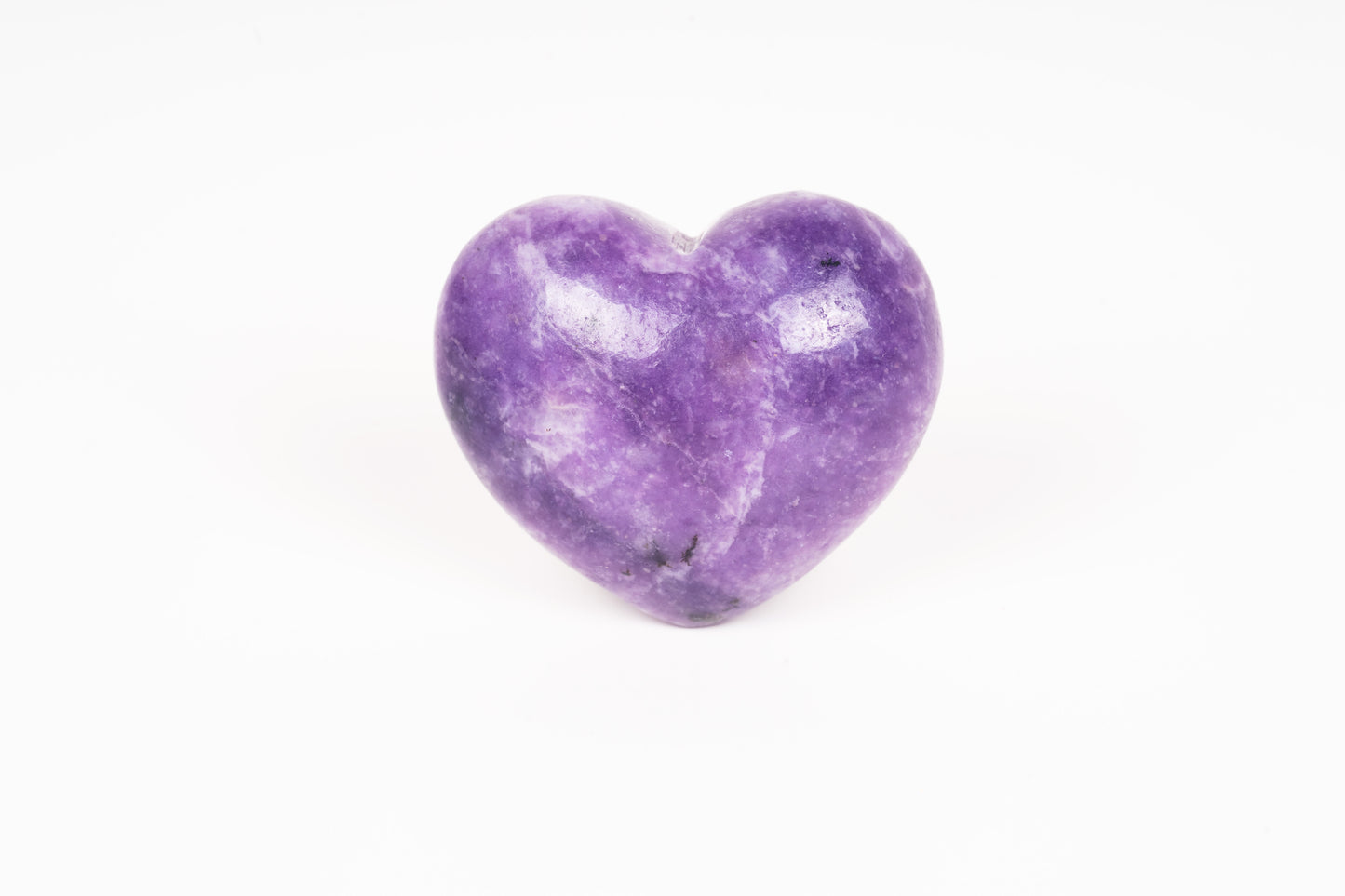 Lilac Lepidolite Heart