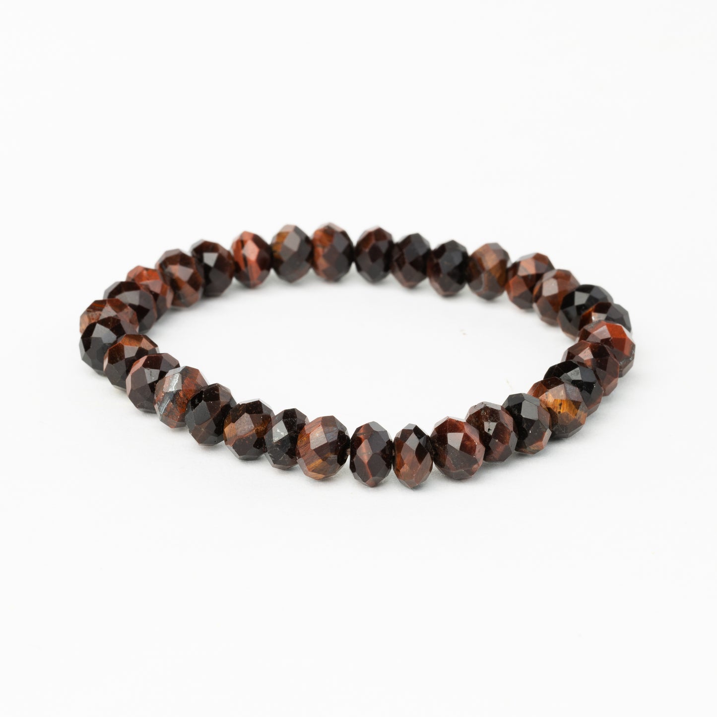 Red Tiger Eye Faceted Bracelet