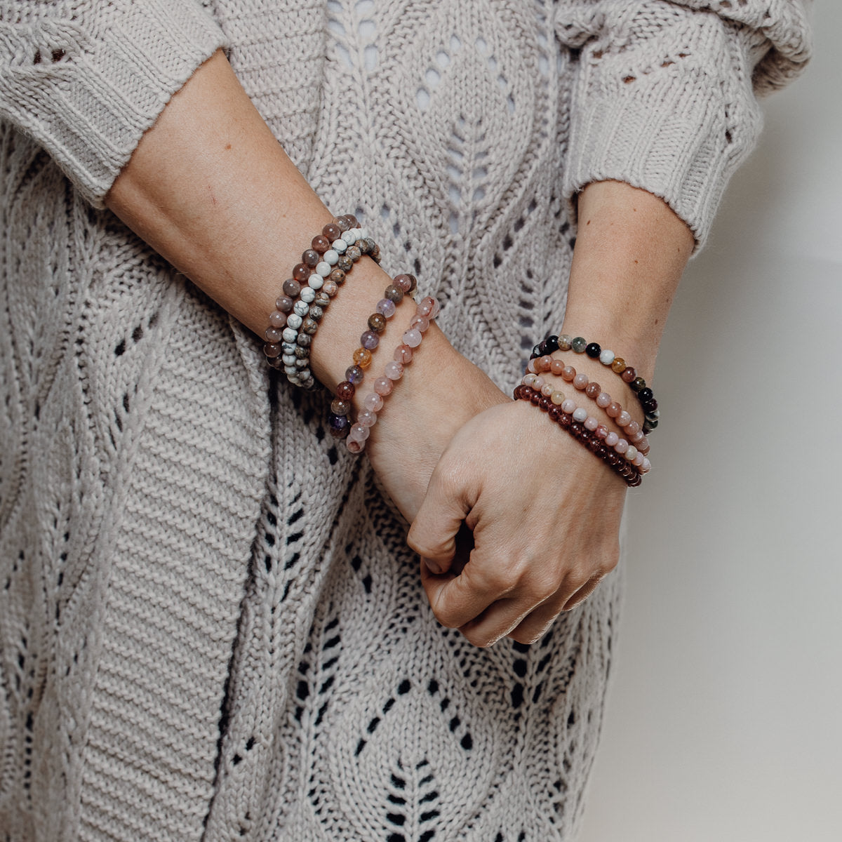 Crazy Lace Agate Bracelet