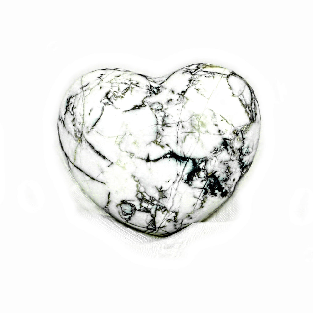 Howlite Heart