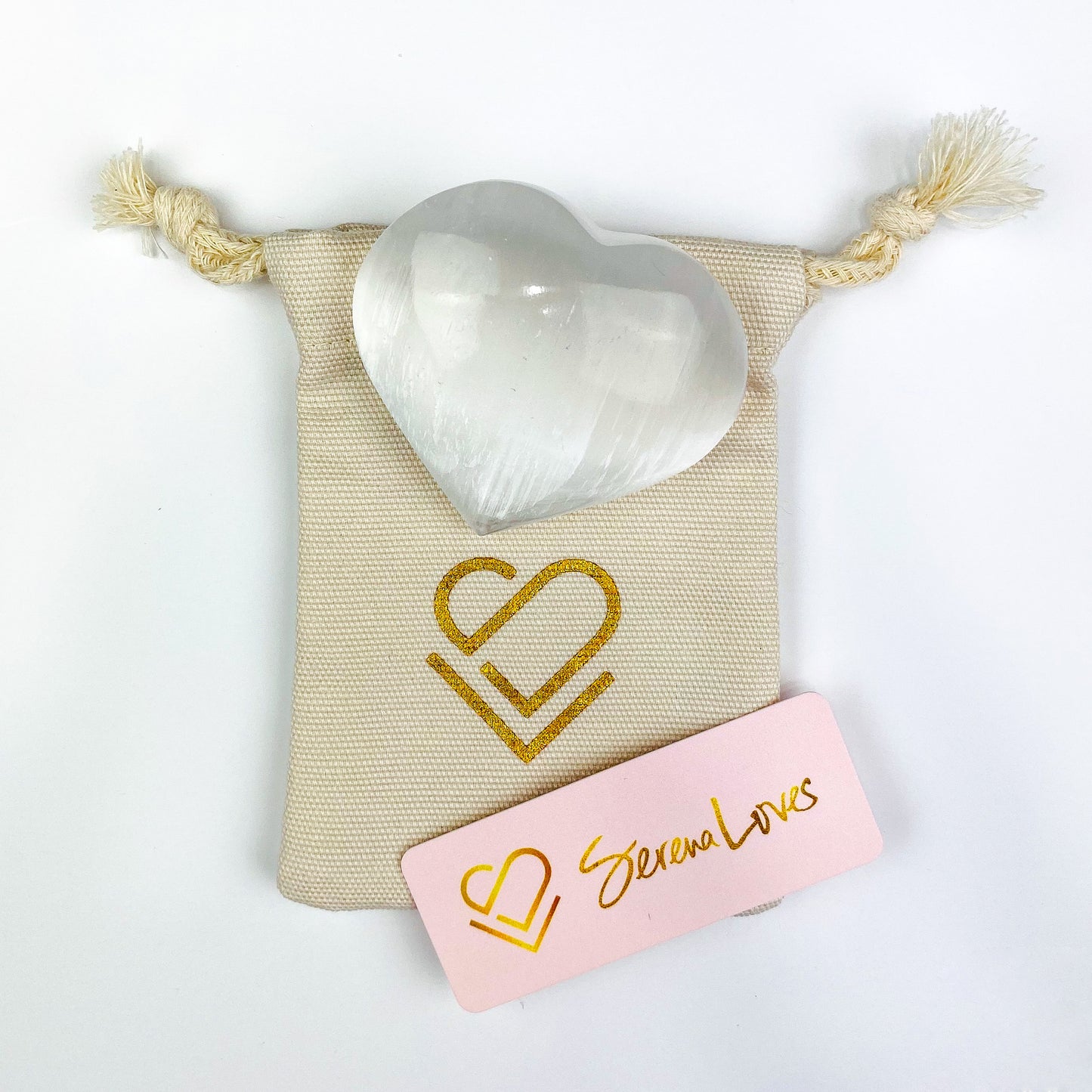 Selenite Heart